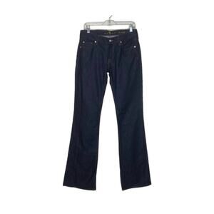 7 for all mankind navy blue bootcut women jeans size 28